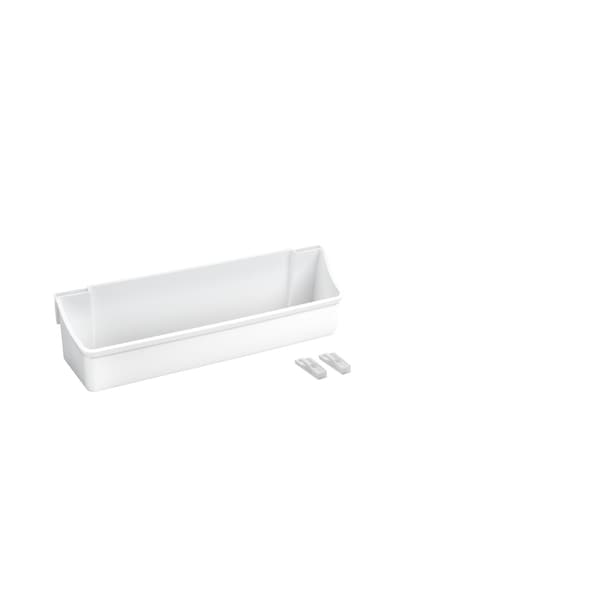 Rev-A-Shelf Polypropylene, White, 13.75 in W, 3.56 in H, 4.25 in D, 4.25 in L, White 6232-14-11-52 - main